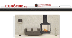 Desktop Screenshot of eurofire.se